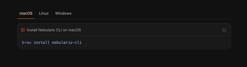A Ballad tab component for showing code samples on different platforms